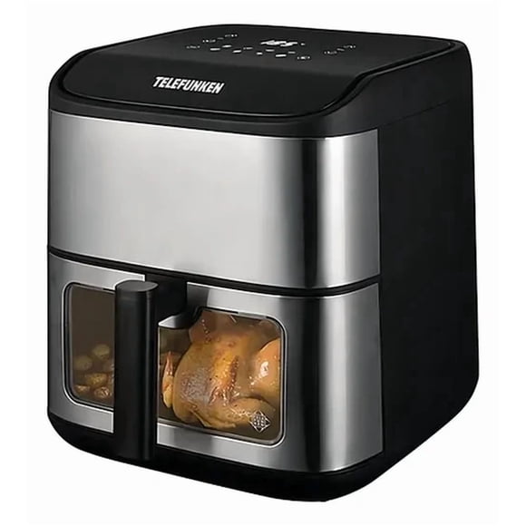 Freidora de Aire air fryer 1800W 9 Litros con Luz Interior Modelo EASYFRYER Marca Telefunken