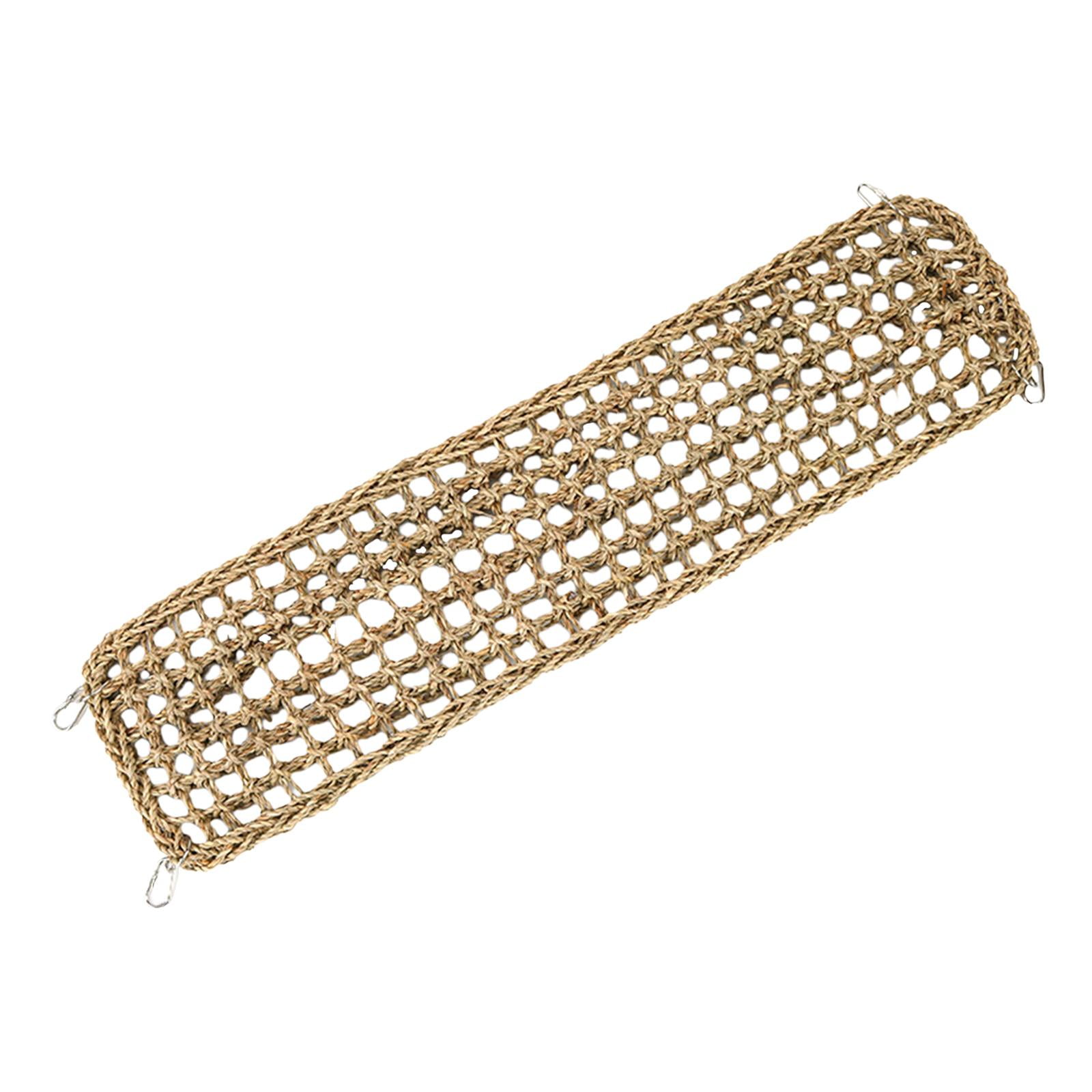 Escalera De Cuerda Para Escalar Loros, Estera De Pasto Marino Para Pájaros, Guacamayos, Periquitos, 74cm X 19cm