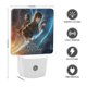 thumbnail image 2 of Percy Jackson Luz nocturna LED con sensor de anochecer a amanecer para dormitorio, baño, pasillo, escaleras - Lámpara LED nocturna de enchufe, 0.5W - 1 pieza, 2 of 6