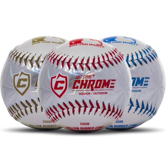 Teeball Franklin Sports Soft Strike Hollow Core Chrome MLB