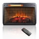 thumbnail image 2 of 26 inch infrared quartz heater fireplace insert -woodlog version with brick, 2 of 3
