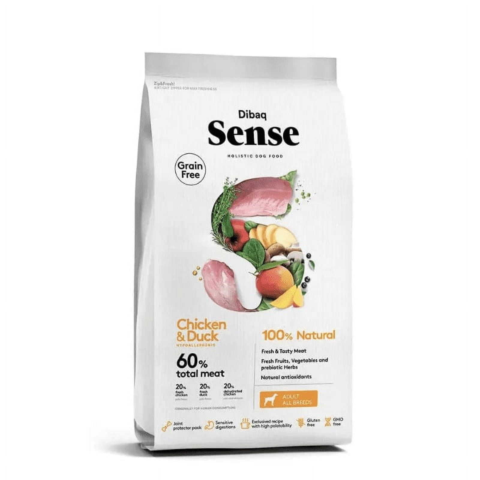 Dibaq Sense - Perro Adulto - Pollo Y Pato 12 Kg
