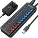 thumbnail image 2 of Concentrador USB 3.0 alimentado, divisor de concentrador USB de 11 pue, 2 of 3