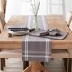thumbnail image 4 of Table Runner DII French Stripe, 14 x 72 pulgadas, algodón cambray gris, 4 of 8