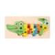 thumbnail image 1 of Montessori Wooden Toddler Puzzles For Kids, Montessori Toys For Toddlers, 3D Puzzle Educational Dinosaur Toy, 1 of 3