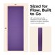thumbnail image 5 of Esterilla de Yoga Sunny Health & Fitness Antideslizante Duradera Morada, 5 of 8