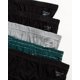thumbnail image 3 of Calzoncillos Reebok de talle bajo para hombre, paquete de 5, talla S, negro/gris/verde, 3 of 7