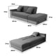 thumbnail image 3 of Sofá Cama Modular Alaska Beige 3 cuerpos, 3 of 3