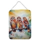 thumbnail image 1 of Cartel de aluminio para colgar en la pared Caroline's Treasures Owls, 30 x 40 cm, 1 of 3