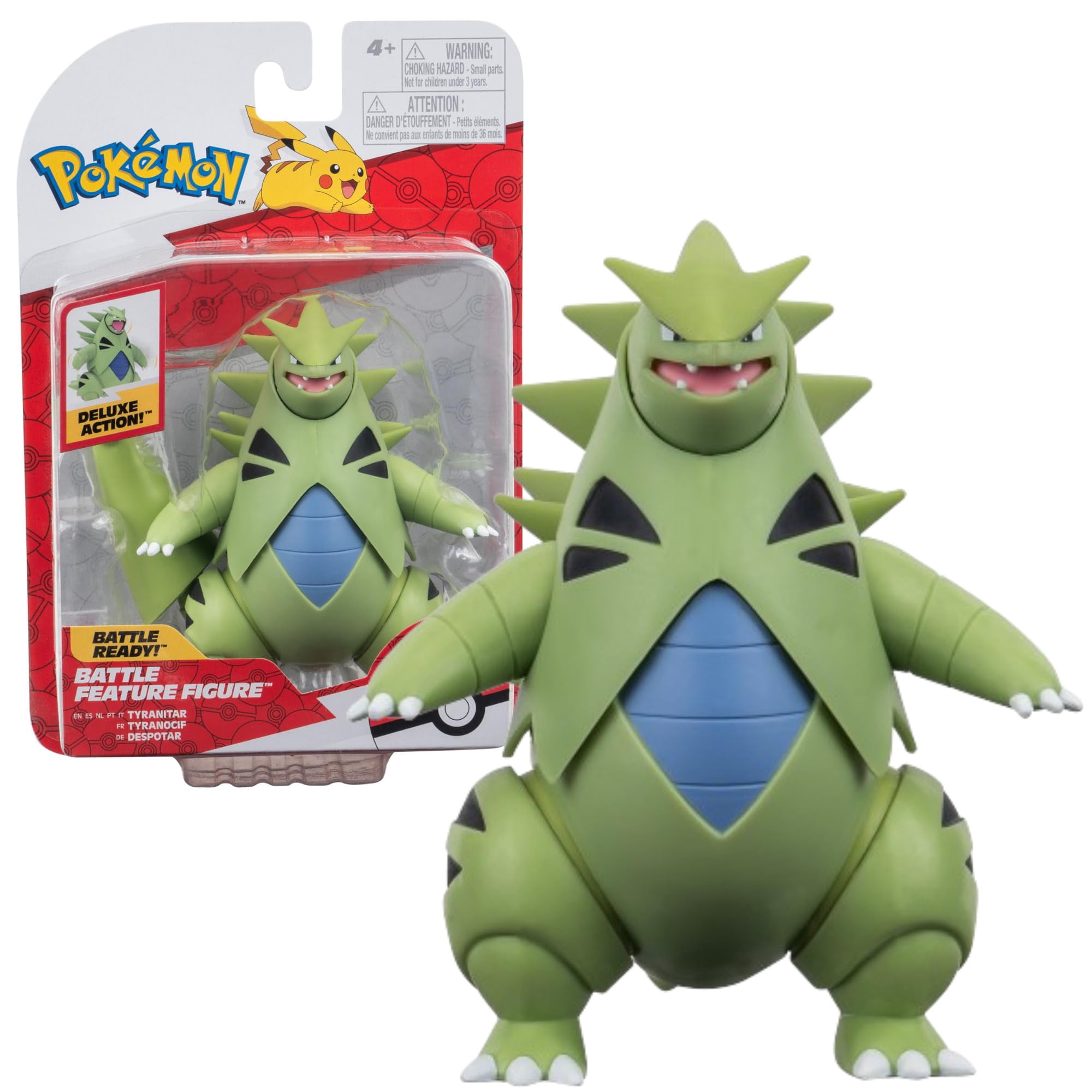 Figura De Acción Pokémon Battle Feature Tyranitar 11 Cm