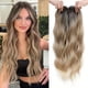 thumbnail image 1 of suxuMhao Peluca, Pieza de Repuesto para Cabello con Degradado de Gris Castaño a Rubio, Peluca Sintética de 22 IN con Ondas de Agua, Peluca con Diadema de Aspecto Natural con Clip Seguro, 1 Pieza de, 1 of 1