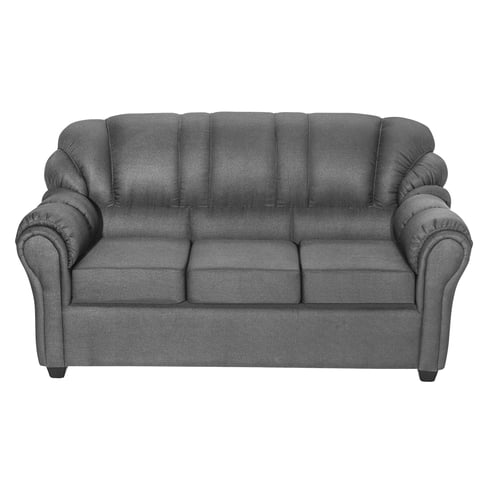 Colbox - Sofá Montana 3 Cuerpos Tela Gris Medio