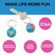 thumbnail image 4 of Llavero Globo 1,9 cm Pack 144 de Metal – Fun Express, 4 of 4