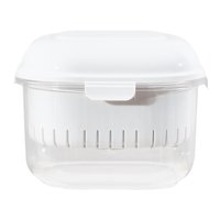 Magideal - Colador De Yogur Griego, Máquina Para Hacer Yogur Griego Con Tapa, Accesorio Ergonómico Para Queso Para Té Casero, Separador De Suero, Colador De Mall