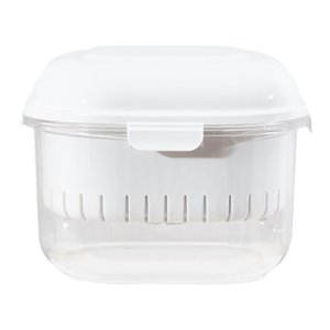 Magideal - Colador De Yogur Griego, Máquina Para Hacer Yogur Griego Con Tapa, Accesorio Ergonómico Para Queso Para Té Casero, Separador De Suero, Colador De Mall