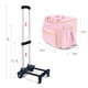 thumbnail image 5 of Bolso rodante para profesora Ezy Roll, tote grande impermeable, rosa, 5 of 8