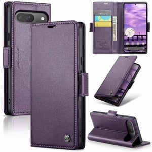 Caseme Tipo Cartera Google Pixel 9 Con Cierre Magnético, Rfid, Tarjetero, Soporte, Carga Inalámbrica