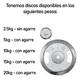 thumbnail image 5 of Disco Preolímpico 10kg Cromado Pesas Profesional Con Agarres, 5 of 6