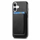 thumbnail image 5 of Funda de Cuero Magnética con Tarjetero para iPhone 16 Cubierta Delgada Negro, 5 of 5