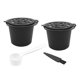 thumbnail image 5 of Cápsulas De Café Reutilizables Con Cuchara Coffeeware Para Cafe Bar Style A Black, 5 of 5