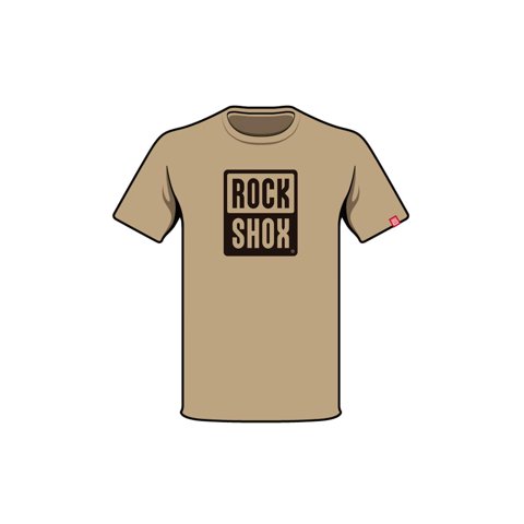 Polera Rockshox Manga Corta R2202 Café