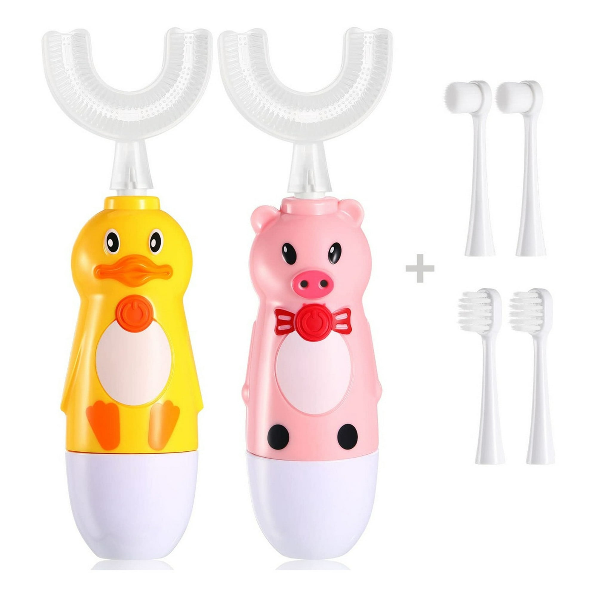 Genérico - Cepillos Dientes Forma U Silicona Resistente Niños Lau