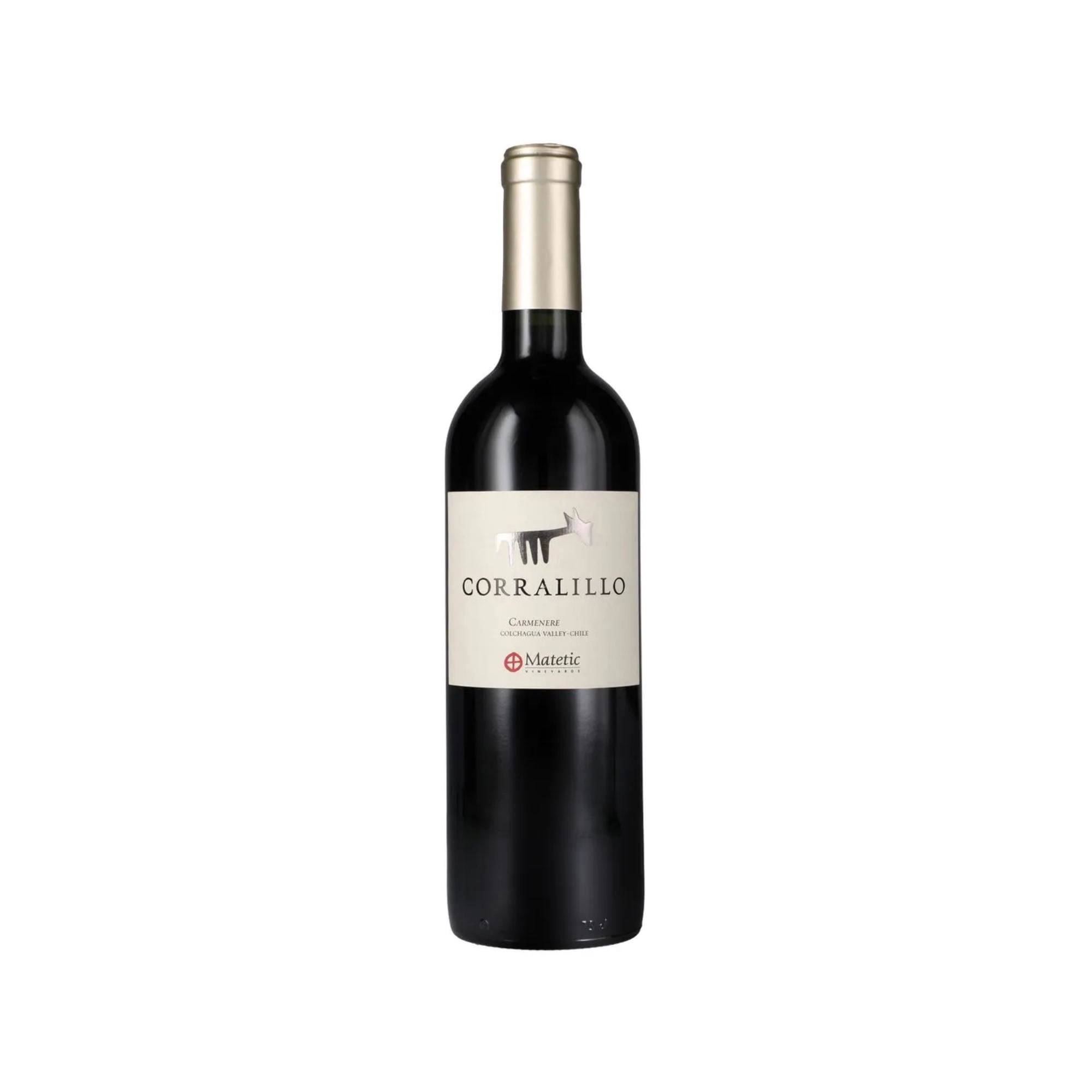 Vino Tinto Carmenere Corralillo Botella 14° Botella 750 ml Matetic