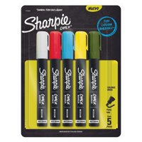 Sharpie - Marcador Chalk Tiza Líquida 5 Colores