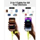 thumbnail image 2 of Cable USB‑C Omnibar 2‑en‑1 de 1,8 m MFi Lightning, 2 of 9