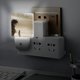 thumbnail image 5 of Donde Viven los Monstruos Luz nocturna LED con sensor de anochecer a amanecer para dormitorio, baño, pasillo, escaleras - Lámpara LED nocturna de enchufe, 0.5W - 1 pieza, 5 of 6