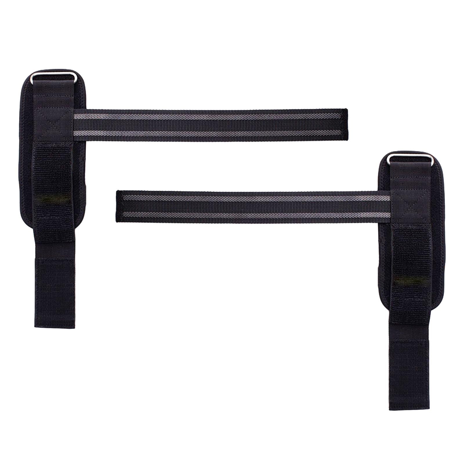 Ioensy - 2X Correas De Levantamiento De Pesas Muñequeras Guantes Levantamiento De Pesas Peso Muerto