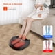 thumbnail image 3 of Masajeador de pies Snailax con calor, mando a distancia, shiatsu, 3 of 8