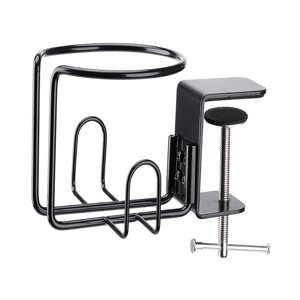 Magideal - Portavasos Antiderrames, Almacenamiento De Bebidas, Fácil Instalación, Accesorios De Escritorio Para Juegos, Metal, Suministros De Oficina, Organizado