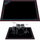thumbnail image 1 of Alfombrilla antideslizante para batería Qintan, 140 x 160 cm, color rojo y azul, 1 of 6