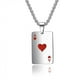 thumbnail image 3 of Stylish Hip-hop Spades Poker Playing Card Chain Necklace - Perfect for Showing Your Love of the Game, 3 of 5