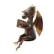 thumbnail image 3 of Dragón Lectura Libro Estatua Decoración Dragón Estatua Para Jardín Inauguración De La Casa, 3 of 5