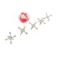 thumbnail image 5 of Jacks Game Con Ball Jacks Y Bouncy Ball Para Game Premes Family Game Night Argent, 5 of 5