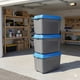 thumbnail image 4 of Caja Baúl 210 Litros Gris Con Tapa Azul Reyplast Ultraforte Resina Plástica, 4 of 8