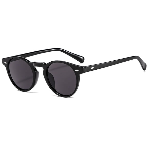 POLASUP GAFAS LENTES DE SOL Todo el negro y el plateado son estándar en verano, y las gafas de sol son indispensables.