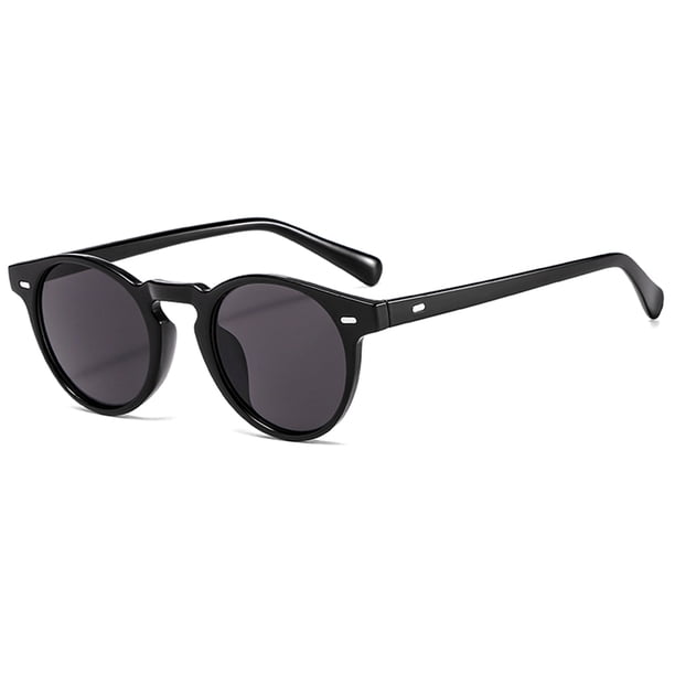 POLASUP GAFAS LENTES DE SOL Todo el negro y el plateado son estándar en verano, y las gafas de sol son indispensables.