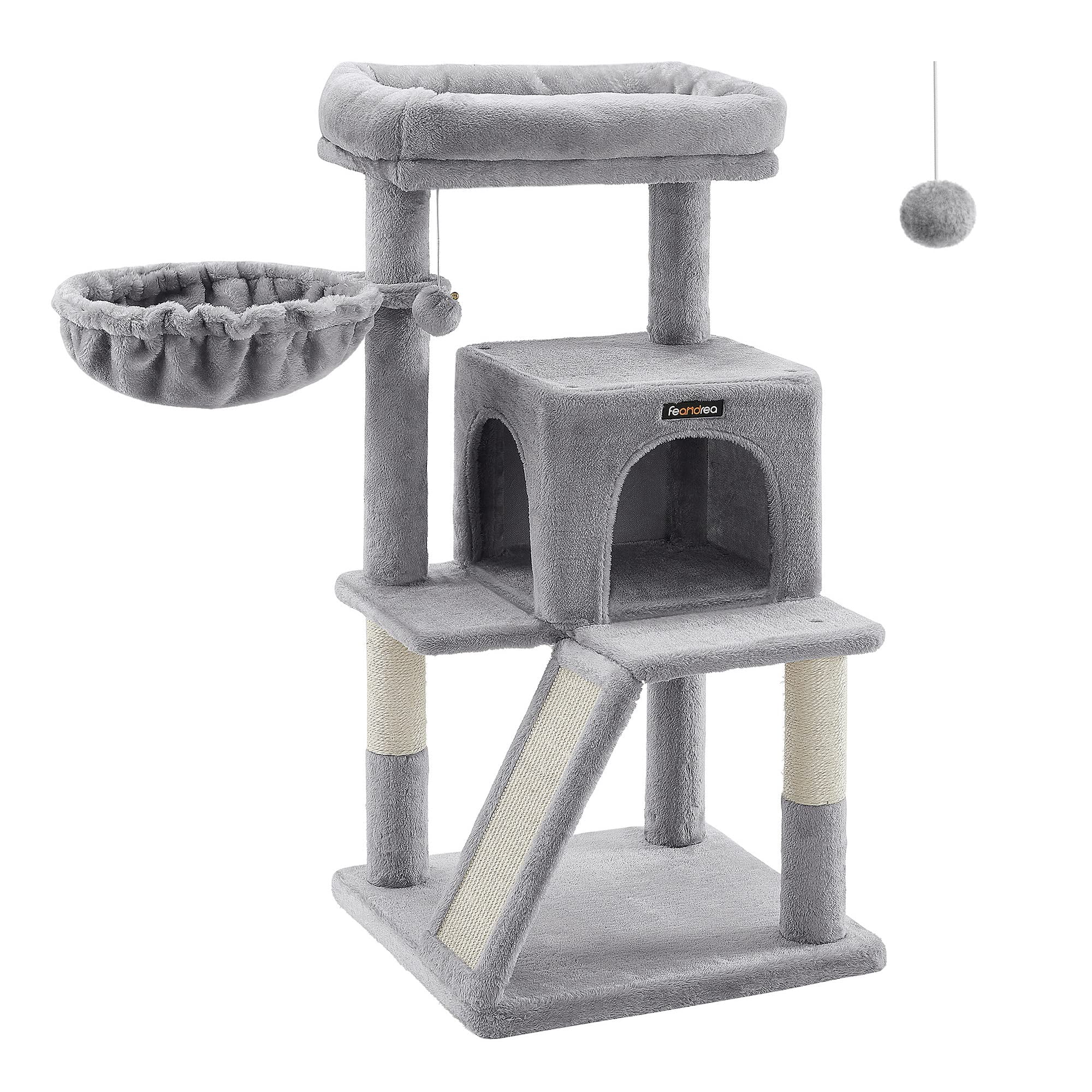 Torre Para Gatos Pequeños Cat Tree Feandrea Con Percha Ensanchada Para Gatos Grandes