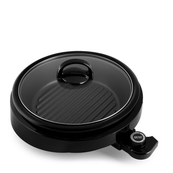 Parrilla eléctrica interior Aroma Housewares ASP-137B Grillet 3L