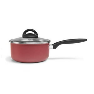 Olla Con Tapa 20Cm 2.65L Brinox Maple Rojo