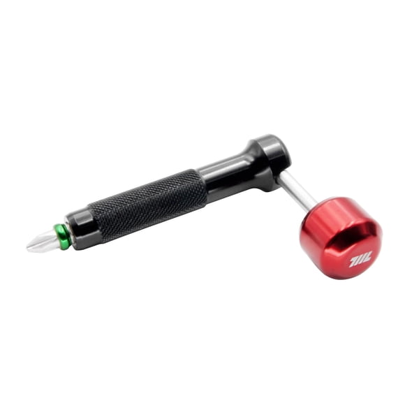 Bit Driver 711L Lollipop de acero inoxidable rojo 711L 17 cm