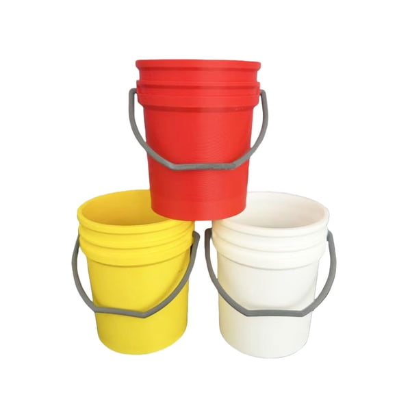 Organizador de escritorio TEYOUYI Mini cubo de 19 litros y 5 galones, 3 unidades