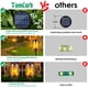 thumbnail image 2 of Luces solares TomCare mejoradas, impermeables, parpadeantes, 43 cm, 2 of 7