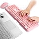 thumbnail image 3 of Teclado y mouse inalámbrico FOPETT V2020 rosa 104K 2.4G, 3 of 3