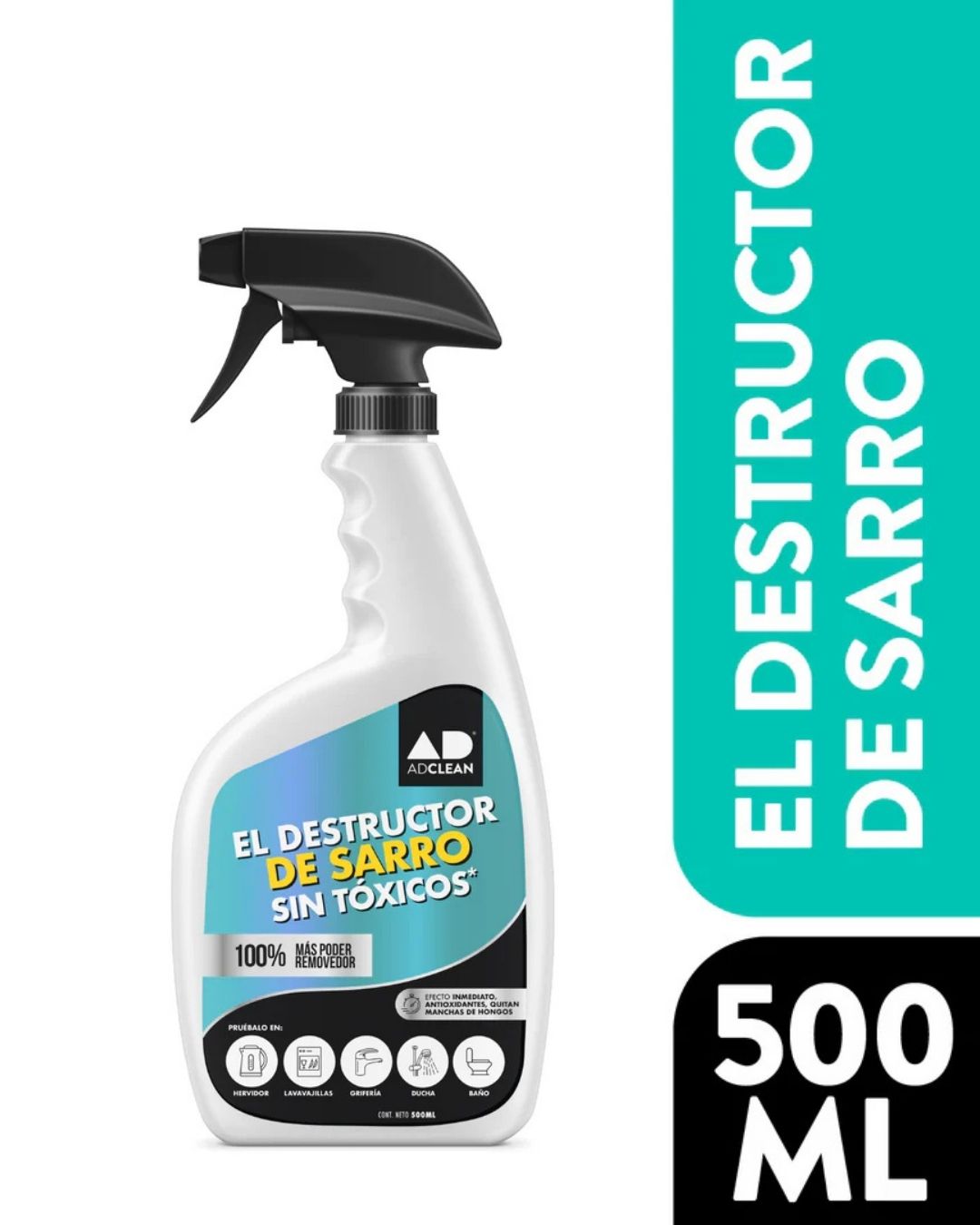 Adclean - Limpiador Antisarro Baño Y Cocina 500 Ml