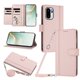 thumbnail image 1 of Funda Billetera para OnePlus 15R, Cuero Sintético con Cierre, Rosa, 1 of 6