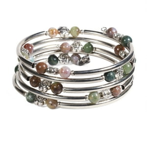 Brazalete Mujer Gino Rodinis B516 | Verde Jade